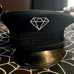 Black cap with bling